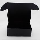 Black Corrugated Mailer Boxes Card Paper Shipping For Router Small Electronic